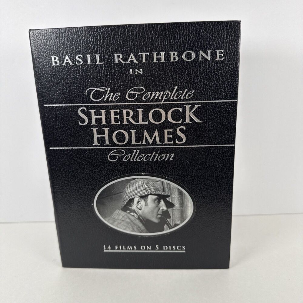 Basil Rathbone The Complete Sherlock Holmes Collection DVD 14 Films 5 Discs